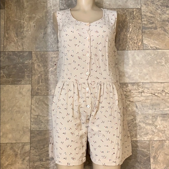 Vintage Dresses & Skirts - Vintage 1990s Boho grunge Floral Button Down Dress